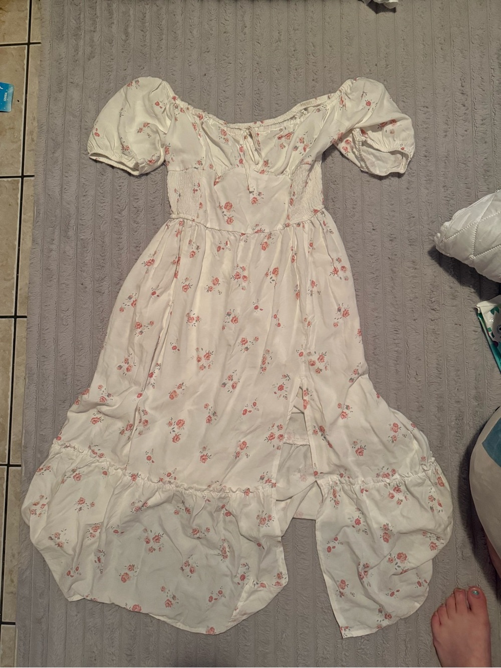 Bluenotes floral dress with pockets